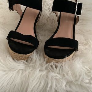 Madden Girl Black Wedges!